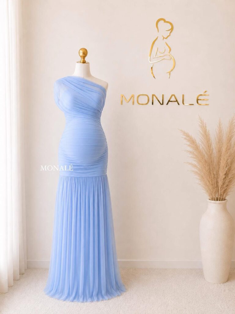 Vestido de maternidad Azul